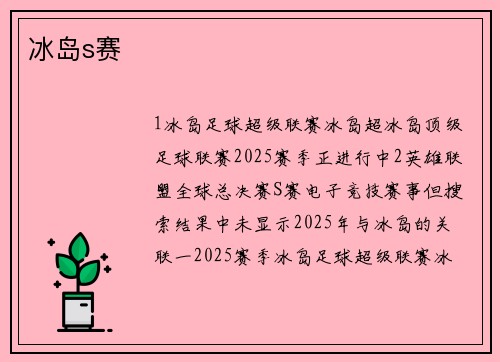冰岛s赛
